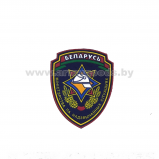Шеврон МЧС щит нарукавный знак  пластизолевый