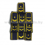 Погоны клапана муфты БЧ железнодорожные на джемпер вышитые