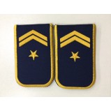 Погоны ЖД синие РБ (Старший начальствующий состав - 1 звезда)