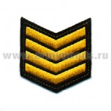Курсовка вышитая галочка 4 период (черная)