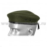 Берет бесшовный оливковый капля