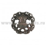 Значок мет. Водолаз; в цепи (мал.; чернен.; на пимсе)