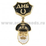 Медаль Дед ДМБ черный с подковой